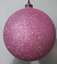 30cm Pink Christmas ball Colorful ball window hotel party decoration scene layout