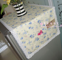 Fabric refrigerator cover towel Refrigerator towel Refrigerator cover dust cover Open door multi-purpose towel double door storage bag