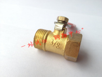 Red handle small ball valve copper brass switch valve industrial small valve miniature pneumatic inner and outer wire ball valve 2 3 4 points