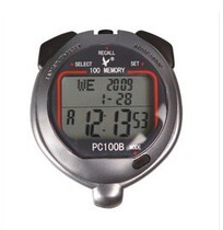 PC100B Tianfu stopwatch running timer three rows 100 track and field coach professional exercise precision