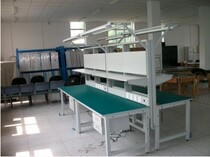 Dust-free anti-static heavy duty Workbench factory workshop production line operating table experimental table with lamp drawer