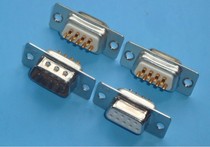 DB9 male and female gold-plated signal terminal RS232 series oral 9-pin 9-hole control line welding plug nine-pin head