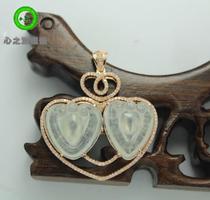 (Xing Family Workshop) Heart-shaped Pendant Personality Custom K Gold Inlays 101085