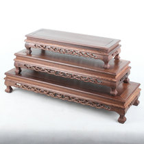 Haolinxuan Chicken wing wood tiger foot large rectangular table Chicken wing wood Kang several strange stone ornaments base Tea set base