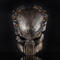 Qiqifang Halloween collectors version resin craft mask predator avpr lone wolf mask Iron Blood mask