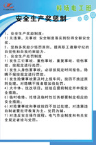 607 painting poster printed display board material sticker picture 312 safety production reward punishment material electrics class