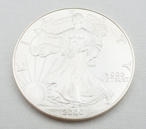 American 2000 Walking Goddess Eagle Ocean 1 oz Silver coin