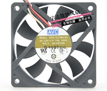 AVC DA07015B12U 0 12V 70A 7CM 7CM 7015 7015 Double Ball fan CPU fan