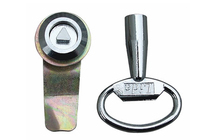 Factory direct switch cabinet lock power distribution box lock industrial lock turn tongue lock series three cylindrical lock MS406