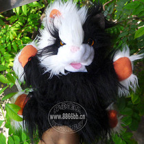The original single big number Persian cat family cat hand puppet mouth will move 4 hands and feet to be able to move kindergarten early