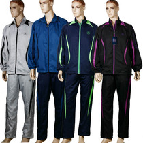 Foreign trade day single men and women outdoor waterproof windproof and breathable sportswear casual wear jacket trousers running