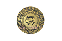 (Dividend Classical Bronze Accessories) antique pure copper furniture appliqual decoration corner flower case accessories 11cm