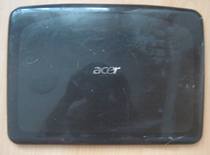  ACER Acer 4920 Laptop A shell black with a crack in the lower right corner to charge