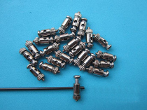 Model aircraft parts quick-fitting joints are used for metal regulators for steering angle connecting rods of model aircraft remote control aircraft