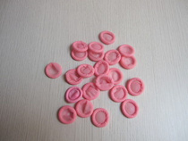 Pink finger cots latex finger cots dust-free finger cots anti-static finger cots purification finger cots