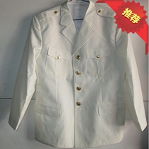 Retired 87 wool white summer uniform top Sea dry summer uniform wool Fan Li Ding Military fan collection