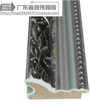 5078 Silver (72 m pieces) cross stitch wood line picture frame decoration solid wood frame photo frame one