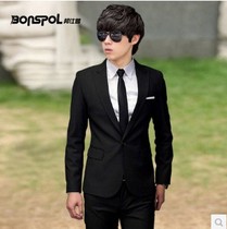 Mens mens suits mens Korean version of slim trend casual small suit mens spring coat men