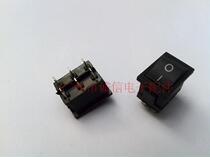 Boat switch power switch black six-pin two-gear 6-pin 2-gear 21*15 boat-shaped switch
