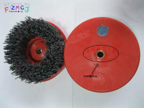 Antique brush floor refurbishment brush stone antique grinding brush 4 inch brush disc M10 screw hole can be installed on the angle grinder