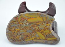 Shandong Nuwa Stone Scraping Plate Acupoint Massage Stone Scrapping Nuwa Colorful Stone Health Care