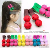 Photo studio photography props children hairclip headwear jewelry Bean button hairhairclip Korean version of childrens headwear hair accessories