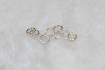 Tibetan Buddhist pearl accessories 999 pure silver silver ring