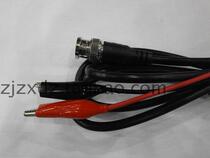 Q9 RF cable BNC male to alligator clip RG58 test line 50 ohm or 75 ohm line length 1 meter