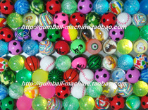 No. 32 yuan coin coin pinball machine mixed elastic ball printing elastic ball doll elastic ball card ball