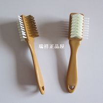 High quality plastic handle suede shoe brush deerskin furrier shoe brush shoe brush copper wire rubber brush scrub shoes