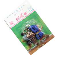 Butterfly card senior small copper whistle basketball football referee whistle butterfly whistle with rope