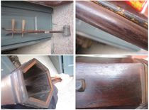 Special price in the late Qing Dynasty and the Republic of China national old musical instruments Collection old Erhu boxwood shaft red sour branch wood old mahogany tube