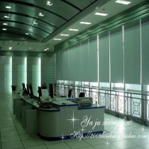 Hangzhou office curtain shutter blinds customized full shading semi-transparent beads free sample delivery measurement installation