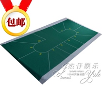 10-person Texas poker tablecloth three-proof 9 hundred carat size 21 points two-color table mud waterproof anti-fouling and flame retardant