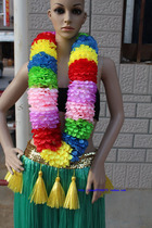 Encryption increase flowers Encryption garland Sports games dance hula award props garland Chest ring Neck ring