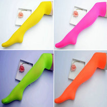 Cheerleading performance suit wild fluorescent high tube socks sexy and cute night bar ds lead dance performance suit wild