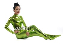 cosplay all-inclusive tights zentai green glued tights jumpsuits stage costumes