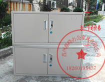  Hot-selling split five-section cabinet Multi-purpose drug data file cabinet single-section iron fireproof document office storage low cabinet