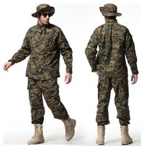 Outdoor camouflage suit Cluster number training suit Field CS tactical camouflage suit expansion training equipment