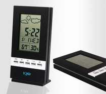 Aike super large screen electronic temperature and humidity meter digital display temperature and humidity meter household electronic temperature and humidity meter with alarm clock