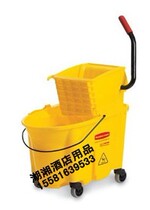 Original Le Bamei 7580 water squeezer bucket for catering with anti-overflow mop bucket