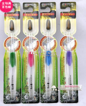 Korea imports gold toothbrush crystal carbon toothbrush soft toothbrush household cleaning mouth manually 1 piece