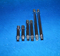 Double head tube two ends M10 * 10 tooth table lamp ceiling lamp chandelier Universal head tube straight rod lamp hardware accessories