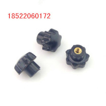 Star-shaped handle star handle hand screw nut Seven starred plum nut rubber M5 M5 M6 M10 M10 M12 M12