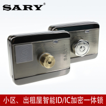 Sairui SY-1988 rental house all-in-one lock Smart IC encryption access control brush card lock household induction electric control lock