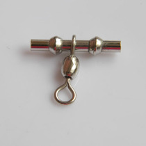 Zhongtong stainless steel swivel connection ring three-pronged connection ring split wire connector 8-ring fishing gear accessories