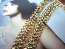 New hot sale 8-character chain gold bag chain chain metal chain bag with diy material womens jewelry accessories bag chain