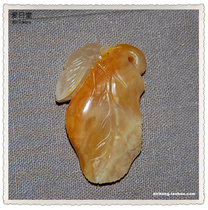 Changhuatian gold and silver frozen carving pendant Ichiba Zhiqiu Ai Ritang Chang Fossil Museum custom collection natural cinnabar