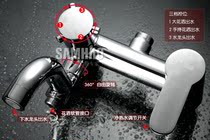 Shower shower Full copper body lifting three-speed shower valve Shower valve Shower valve Bath valve Bathroom faucet