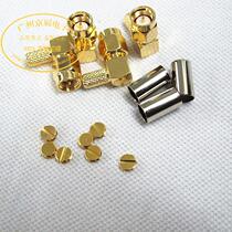 SMA-JW-3 internal screw internal needle standard SMA 50-3 right angle bent male head connected RG58 RG142 RG400
